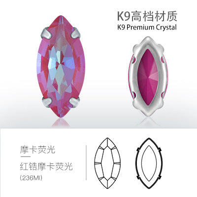Xichuan factory direct sales, horse eye hollow claw drill, hand-sewn drill DIY accessories, clothing and shoe material accessories