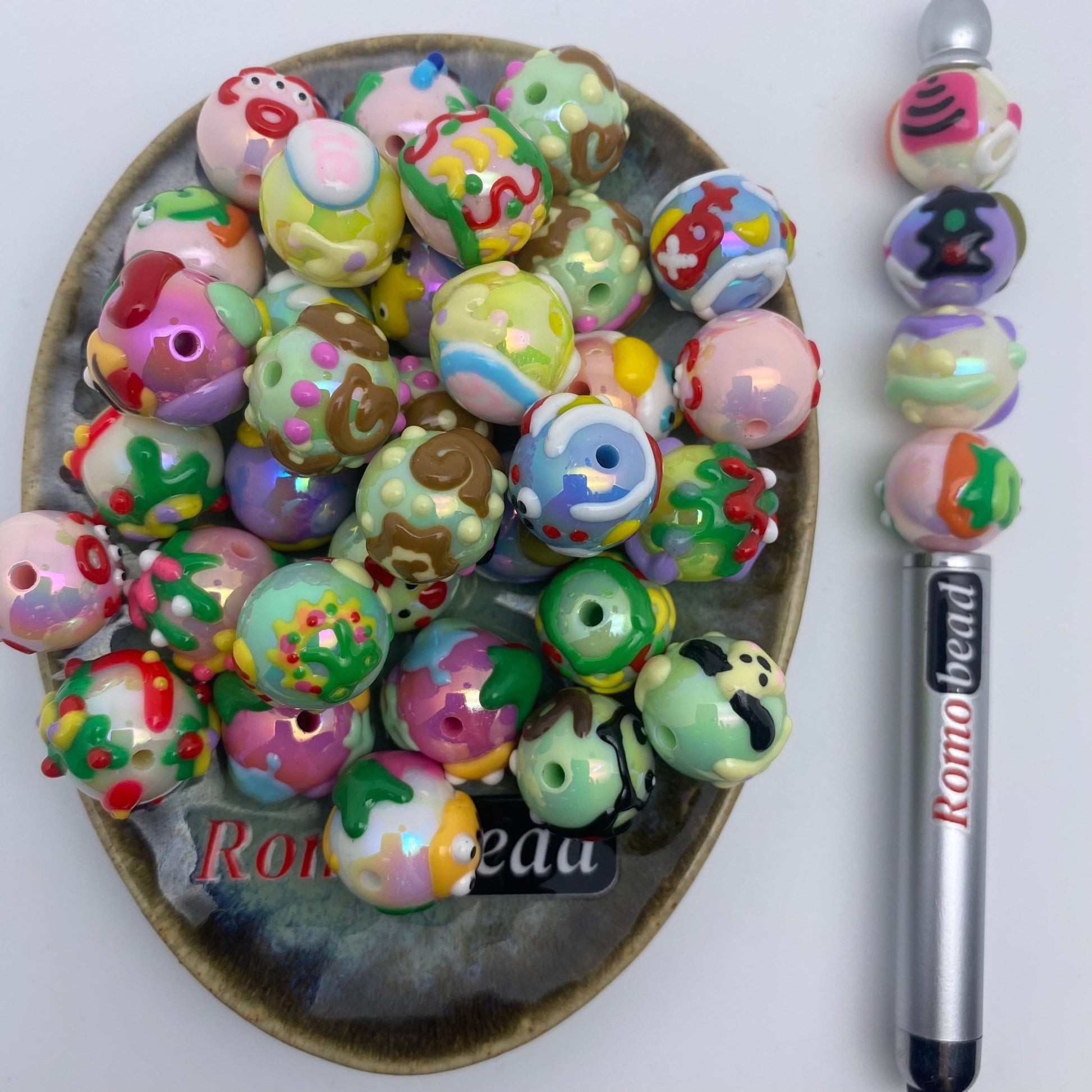 112. handmade beads - Romo bead