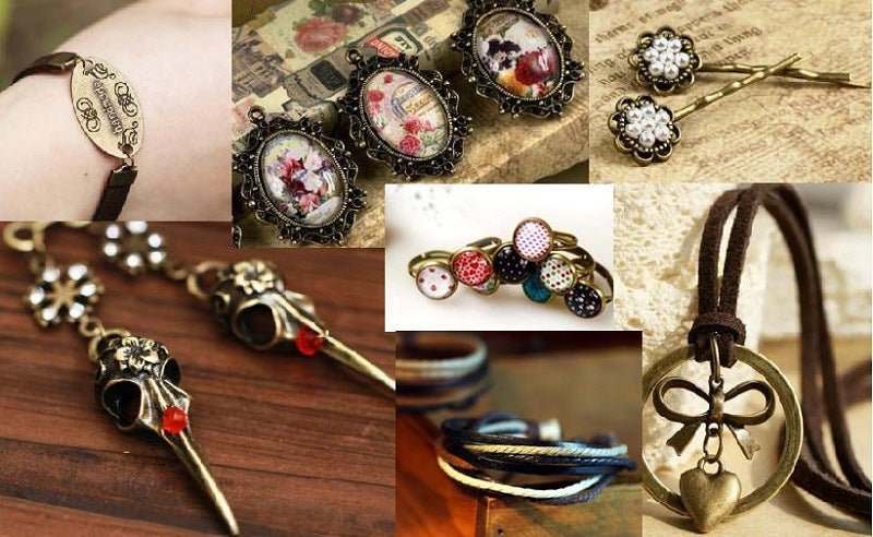 pendant Charms mix collections - Dripping Alloy DIY Bracelet Necklace Earring Key Ring Pendant