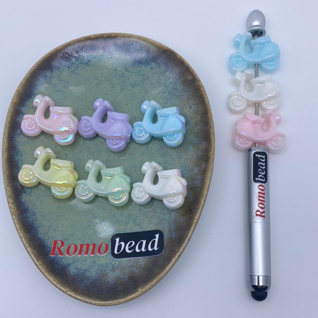 12. motor bike beads - Romo bead