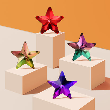 Pentagonal star, high-top rhinestone, irregular rhinestone, rhinestone hot shear, hair accessories, shoes, suitcases, clothing, and accessories that do not fade, pointed bottom pentagonal rhinestones