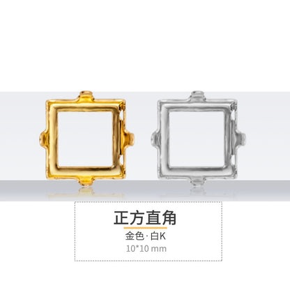 K9 diamond bottom support, hollow bottom support, white K gold hollow copper claw bottom support, hand sewing bottom support, clothing, shoes, bags, accessories