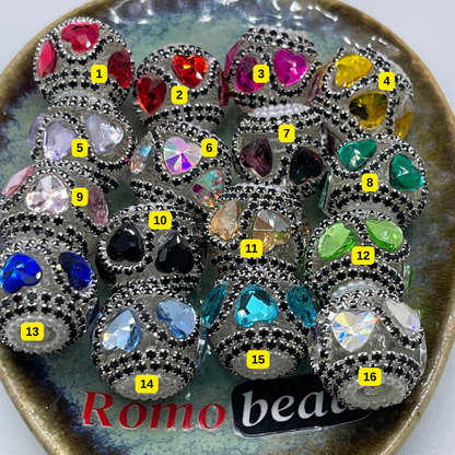 [2] Fancy Round Beads for DIY Pen - KeyChain Phone Chain Crafty Accessories