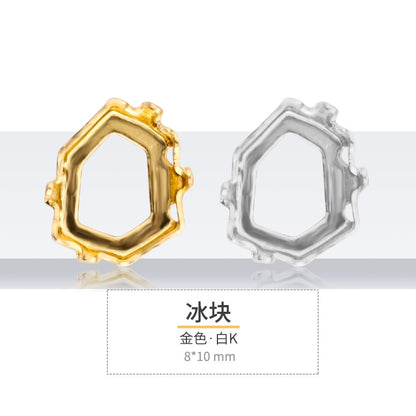 K9 diamond bottom support, hollow bottom support, white K gold hollow copper claw bottom support, hand sewing bottom support, clothing, shoes, bags, accessories