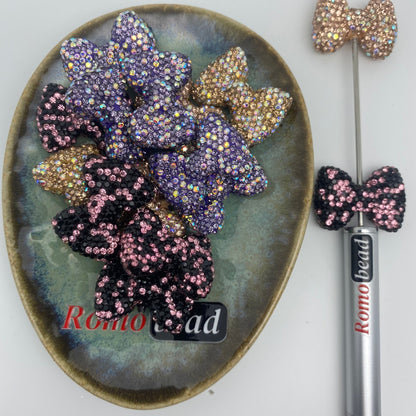 141. rhinestone bow beads fancy - Romo bead