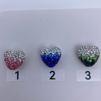 143. rhinestone omber heart fancy beads - Romo bead