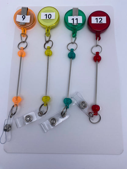 152. Badge reels - Romo bead