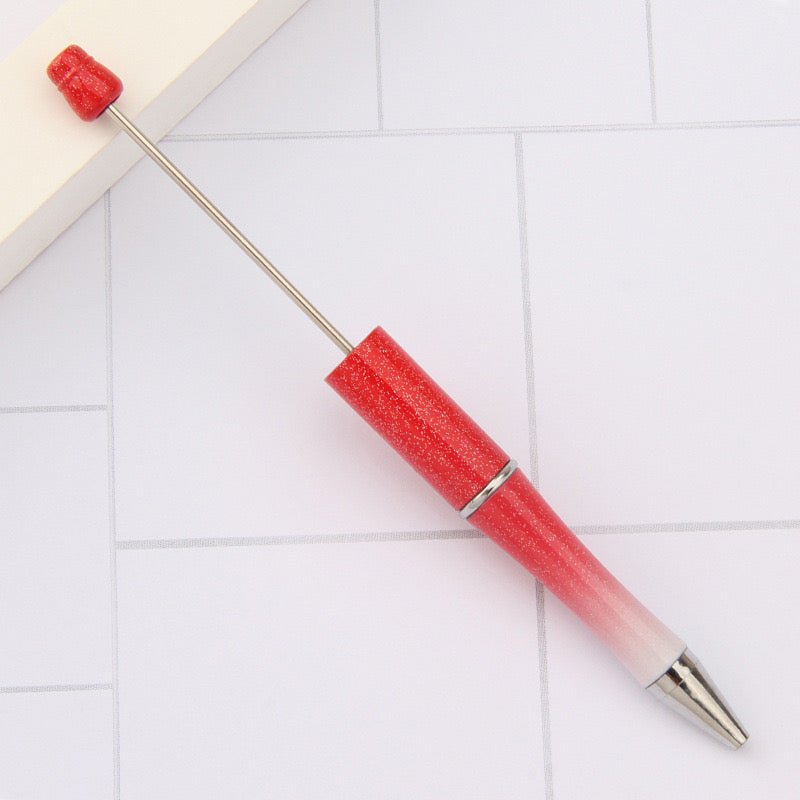 New Beaded Ballpoint Pens Plastic Beadable Pens Wedding Favors Birthday Party Gifts Student Stationery Pens