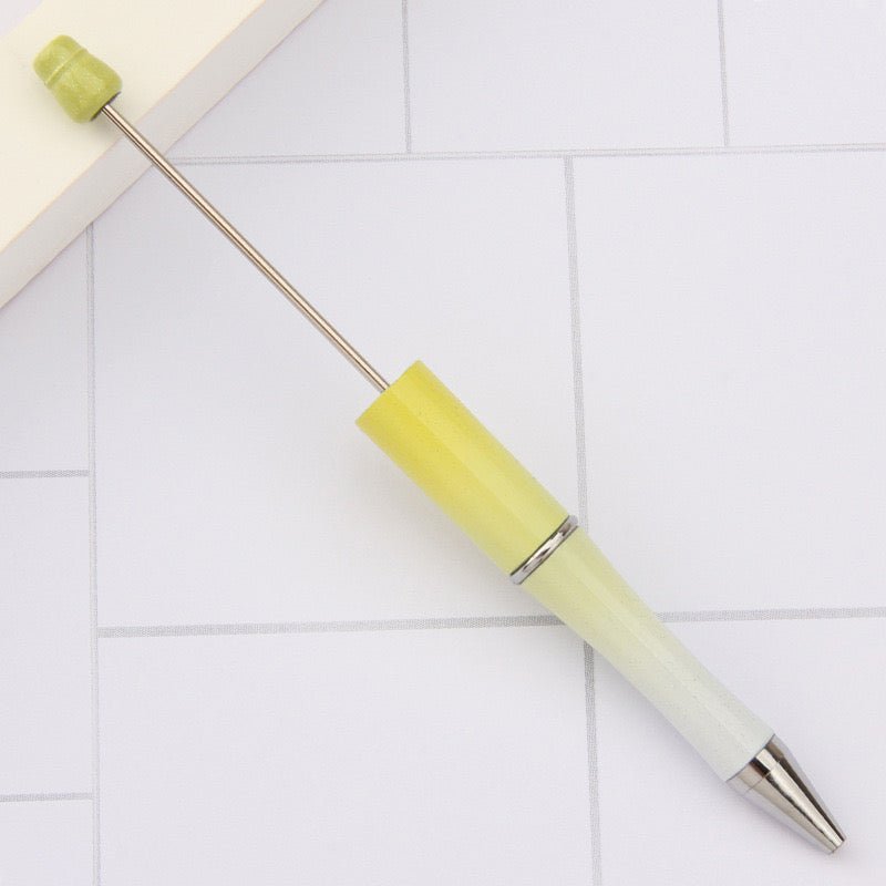 New Beaded Ballpoint Pens Plastic Beadable Pens Wedding Favors Birthday Party Gifts Student Stationery Pens