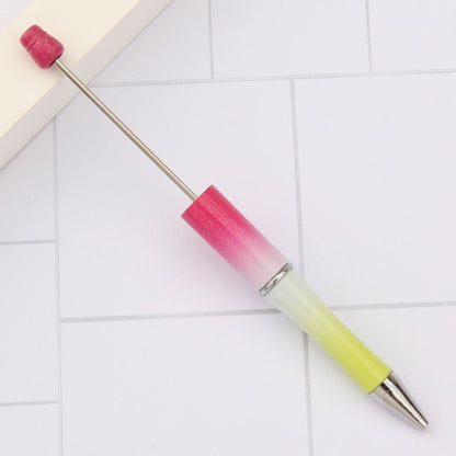 New Beaded Ballpoint Pens Plastic Beadable Pens Wedding Favors Birthday Party Gifts Student Stationery Pens