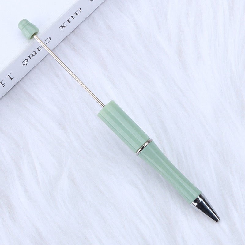 New Beaded Ballpoint Pens Plastic Beadable Pens Wedding Favors Birthday Party Gifts Student Stationery Pens