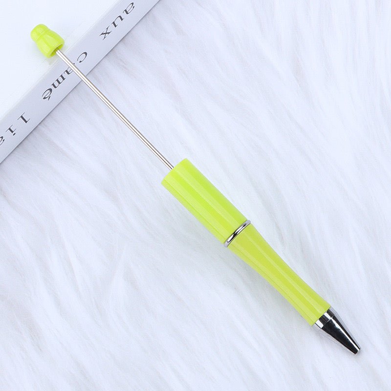 New Beaded Ballpoint Pens Plastic Beadable Pens Wedding Favors Birthday Party Gifts Student Stationery Pens