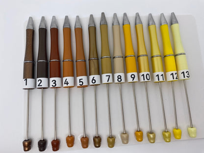 New Beaded Ballpoint Pens Plastic Beadable Pens Wedding Favors Birthday Party Gifts Student Stationery Pens