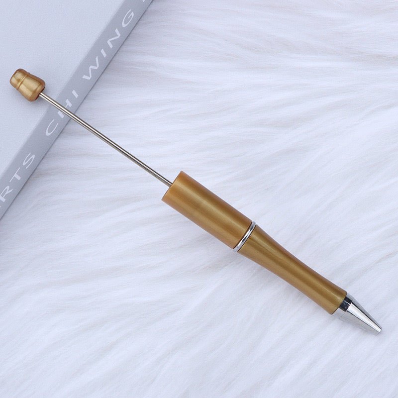 New Beaded Ballpoint Pens Plastic Beadable Pens Wedding Favors Birthday Party Gifts Student Stationery Pens