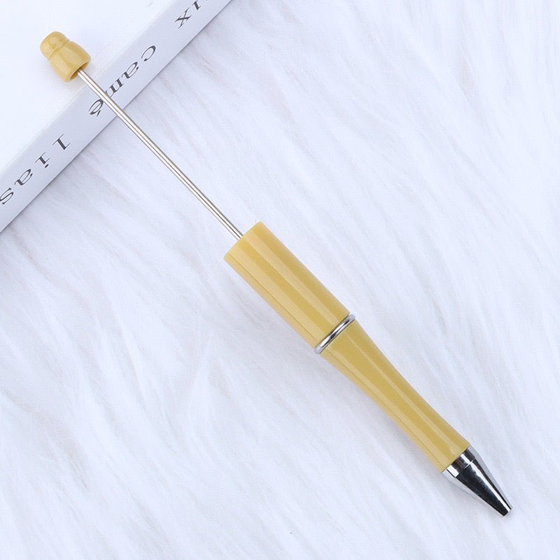 New Beaded Ballpoint Pens Plastic Beadable Pens Wedding Favors Birthday Party Gifts Student Stationery Pens