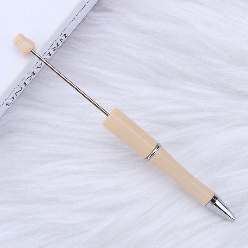 New Beaded Ballpoint Pens Plastic Beadable Pens Wedding Favors Birthday Party Gifts Student Stationery Pens