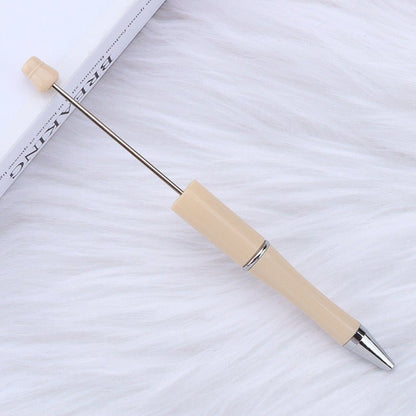 New Beaded Ballpoint Pens Plastic Beadable Pens Wedding Favors Birthday Party Gifts Student Stationery Pens