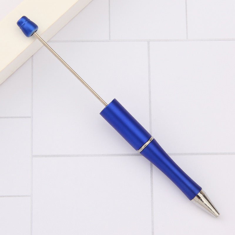New Beaded Ballpoint Pens Plastic Beadable Pens Wedding Favors Birthday Party Gifts Student Stationery Pens