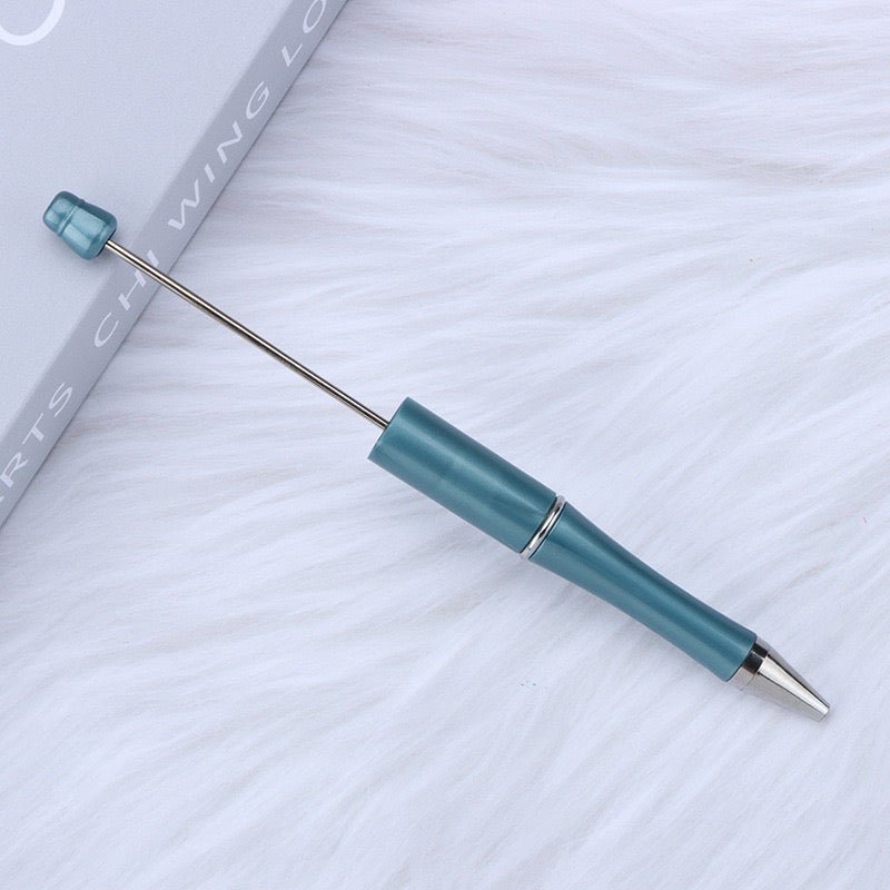 New Beaded Ballpoint Pens Plastic Beadable Pens Wedding Favors Birthday Party Gifts Student Stationery Pens
