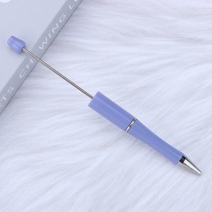 New Beaded Ballpoint Pens Plastic Beadable Pens Wedding Favors Birthday Party Gifts Student Stationery Pens