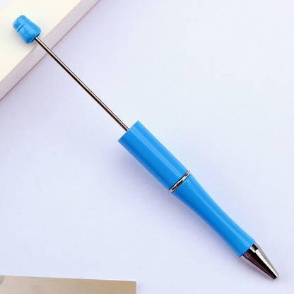 New Beaded Ballpoint Pens Plastic Beadable Pens Wedding Favors Birthday Party Gifts Student Stationery Pens