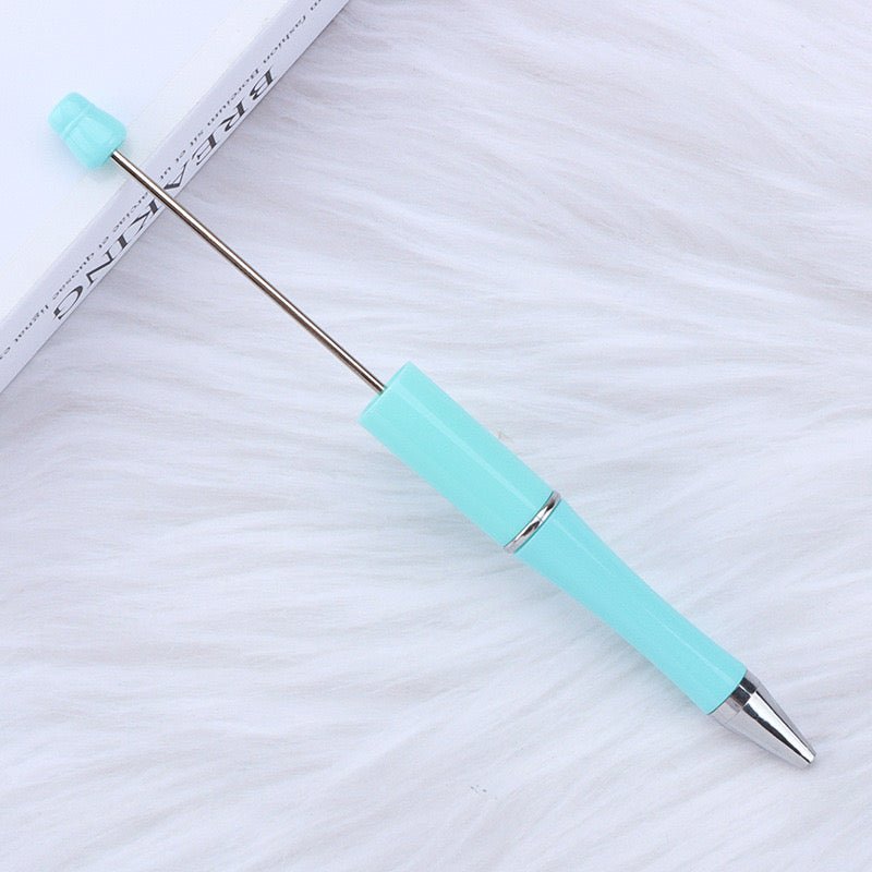 New Beaded Ballpoint Pens Plastic Beadable Pens Wedding Favors Birthday Party Gifts Student Stationery Pens