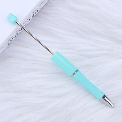 New Beaded Ballpoint Pens Plastic Beadable Pens Wedding Favors Birthday Party Gifts Student Stationery Pens
