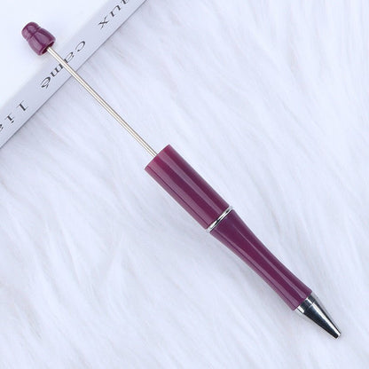 New Beaded Ballpoint Pens Plastic Beadable Pens Wedding Favors Birthday Party Gifts Student Stationery Pens