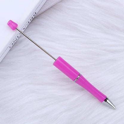 New Beaded Ballpoint Pens Plastic Beadable Pens Wedding Favors Birthday Party Gifts Student Stationery Pens