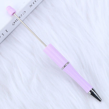 New Beaded Ballpoint Pens Plastic Beadable Pens Wedding Favors Birthday Party Gifts Student Stationery Pens