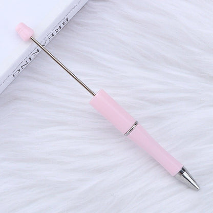 New Beaded Ballpoint Pens Plastic Beadable Pens Wedding Favors Birthday Party Gifts Student Stationery Pens