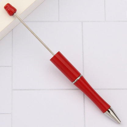 153G. Beadable DIY Red and orange gliter pen - Romo bead