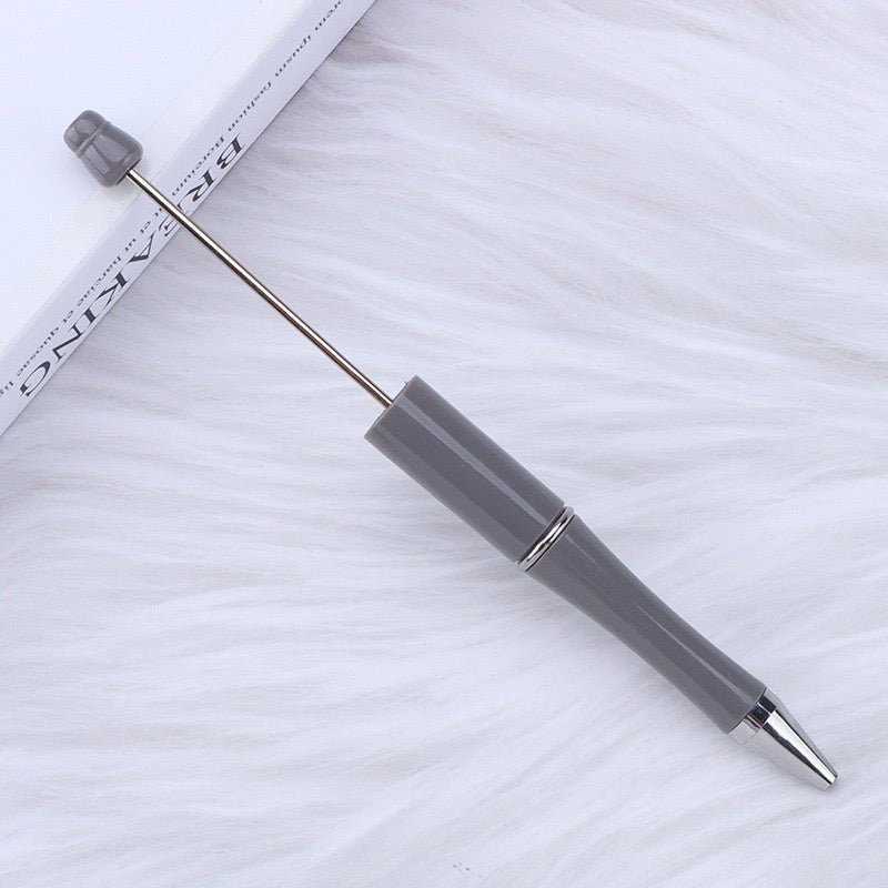 New Beaded Ballpoint Pens Plastic Beadable Pens Wedding Favors Birthday Party Gifts Student Stationery Pens