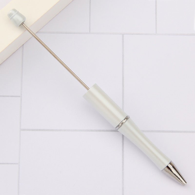153H. Beadable DIY gliter pen - Romo bead