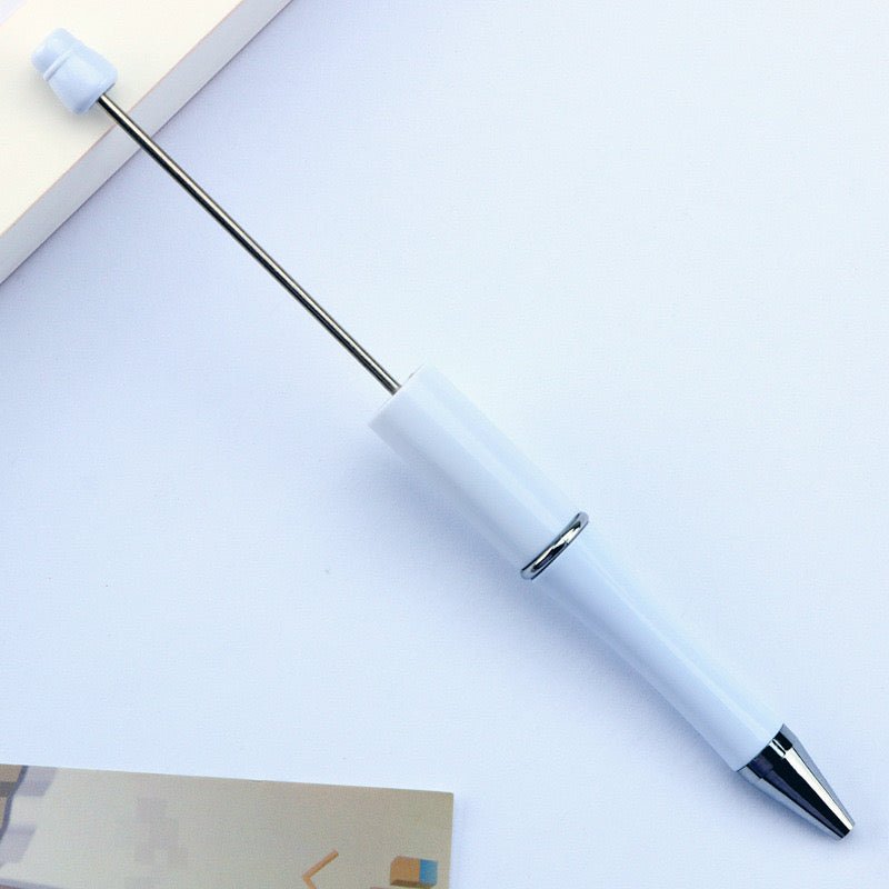 153H. Beadable DIY gliter pen - Romo bead