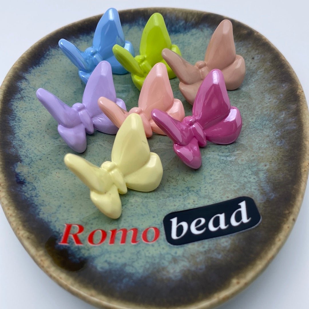 16. butterfly beads - Romo bead