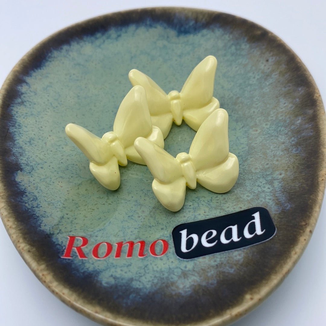 16. butterfly beads - Romo bead