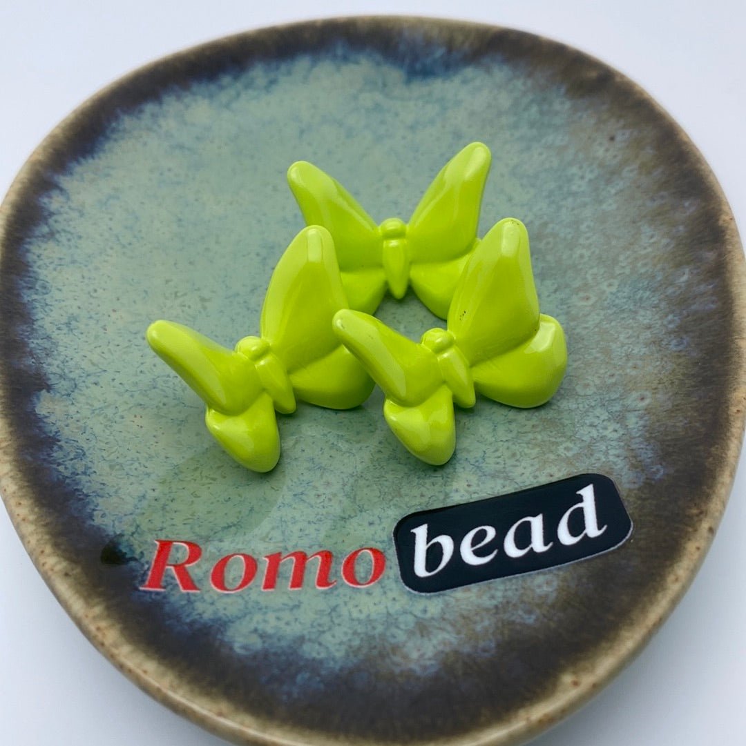 16. butterfly beads - Romo bead