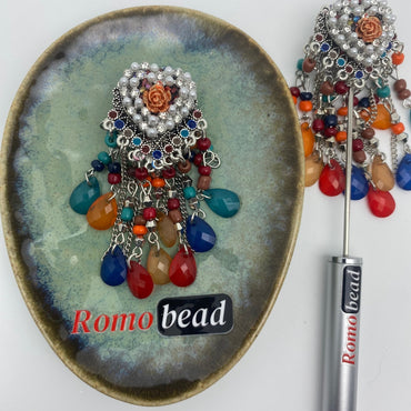 160. supper fancy beads - Romo bead