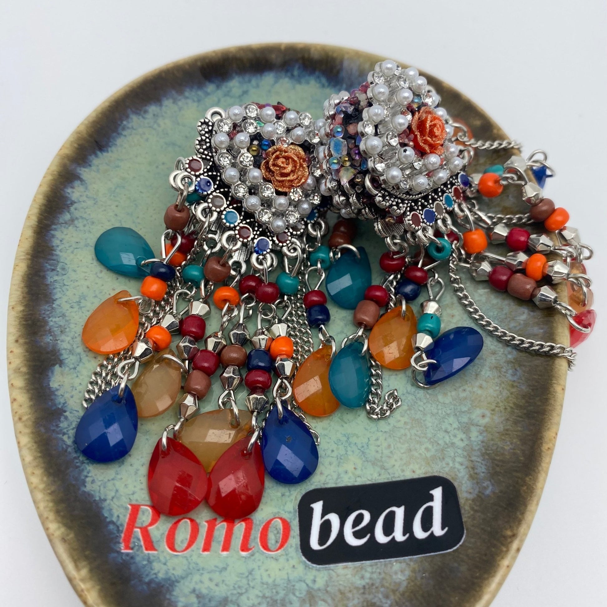 160. supper fancy beads - Romo bead