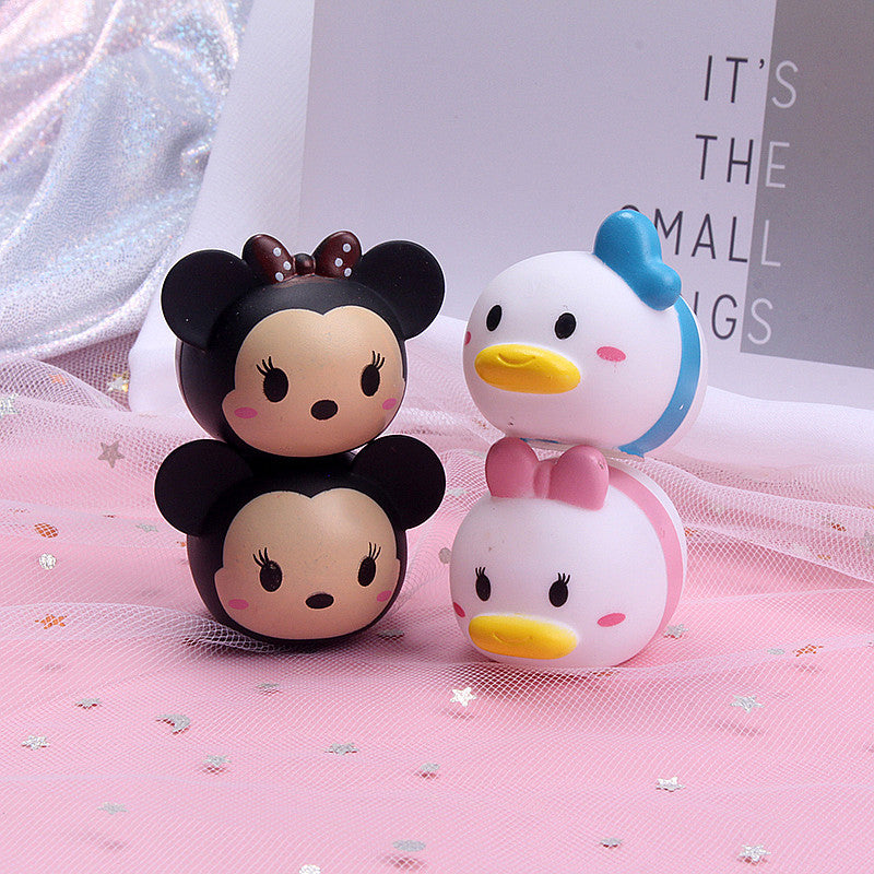 Enamel Jenga Critter Set 8 Pieces Cartoon Critter 8 Pieces Mickey Stizi Cake Ornament