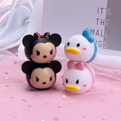 Enamel Jenga Critter Set 8 Pieces Cartoon Critter 8 Pieces Mickey Stizi Cake Ornament