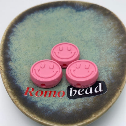 17. smile emoji beads - Romo bead