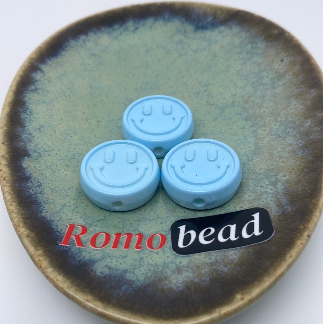 17. smile emoji beads - Romo bead