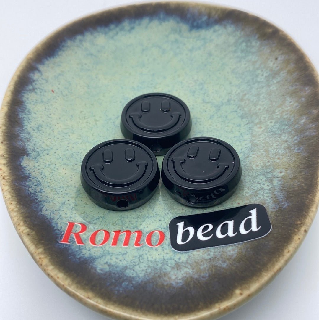 17. smile emoji beads - Romo bead