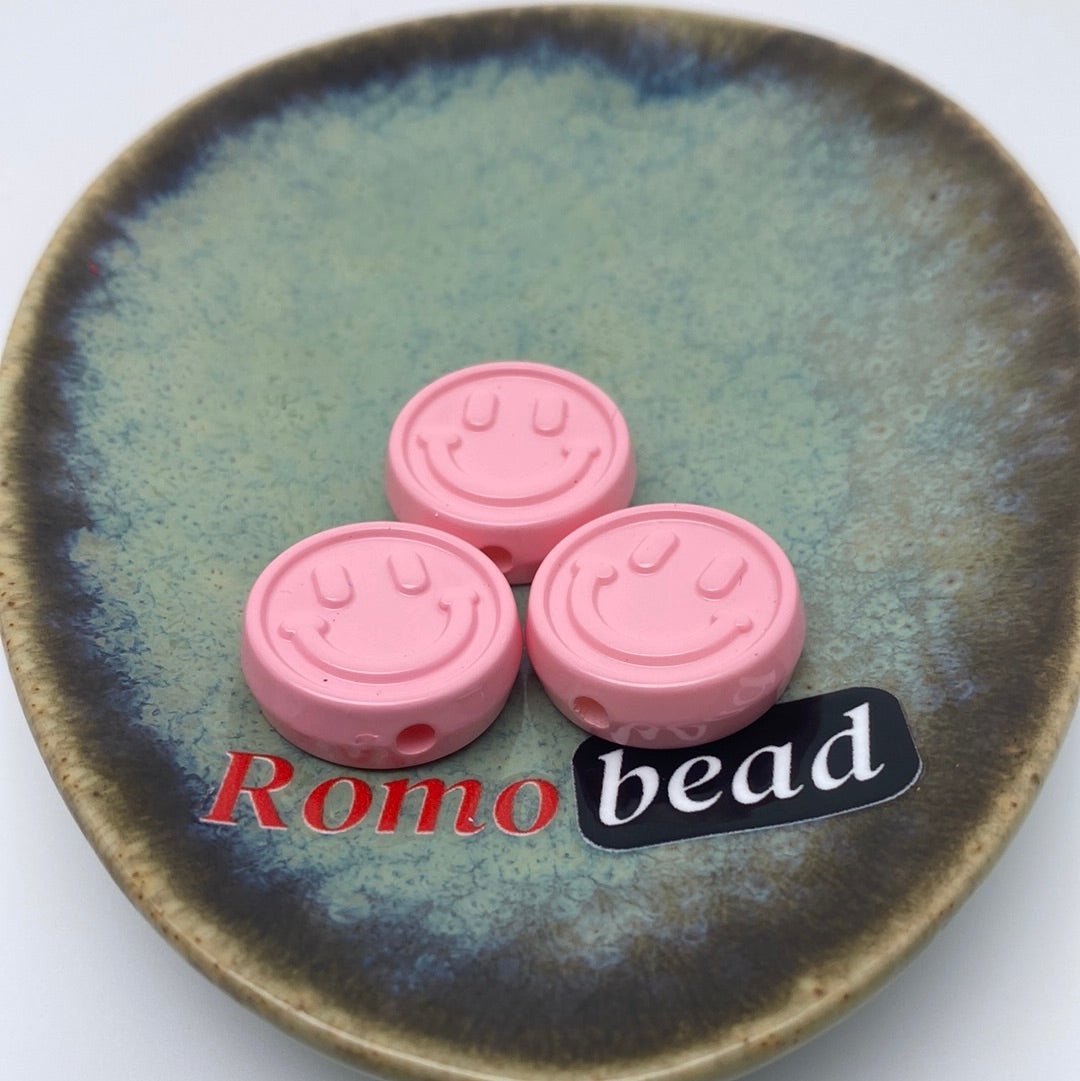 17. smile emoji beads - Romo bead