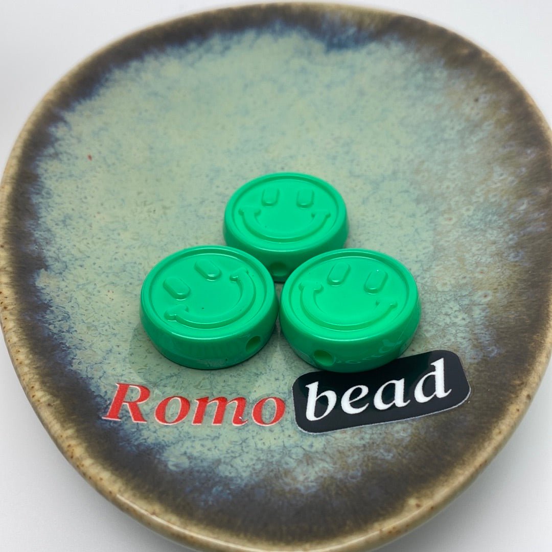 17. smile emoji beads - Romo bead