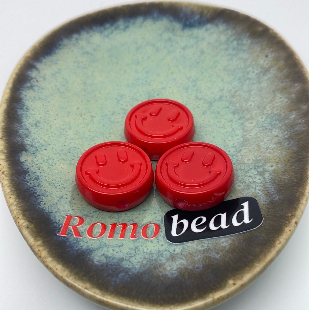 17. smile emoji beads - Romo bead