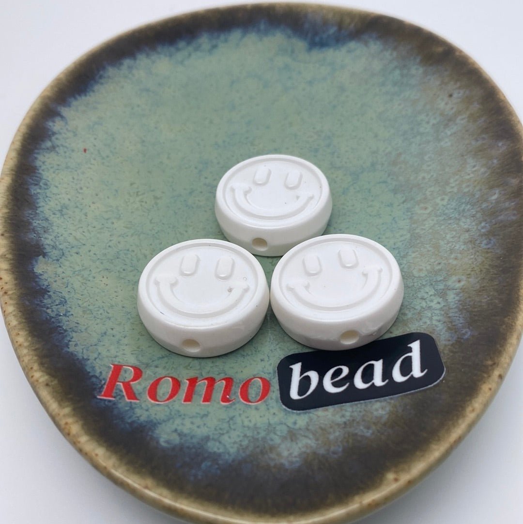 17. smile emoji beads - Romo bead