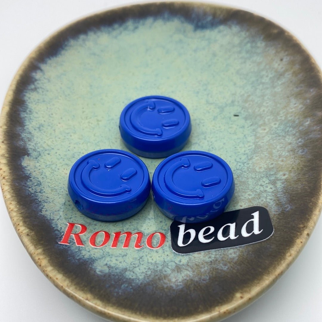 17. smile emoji beads - Romo bead